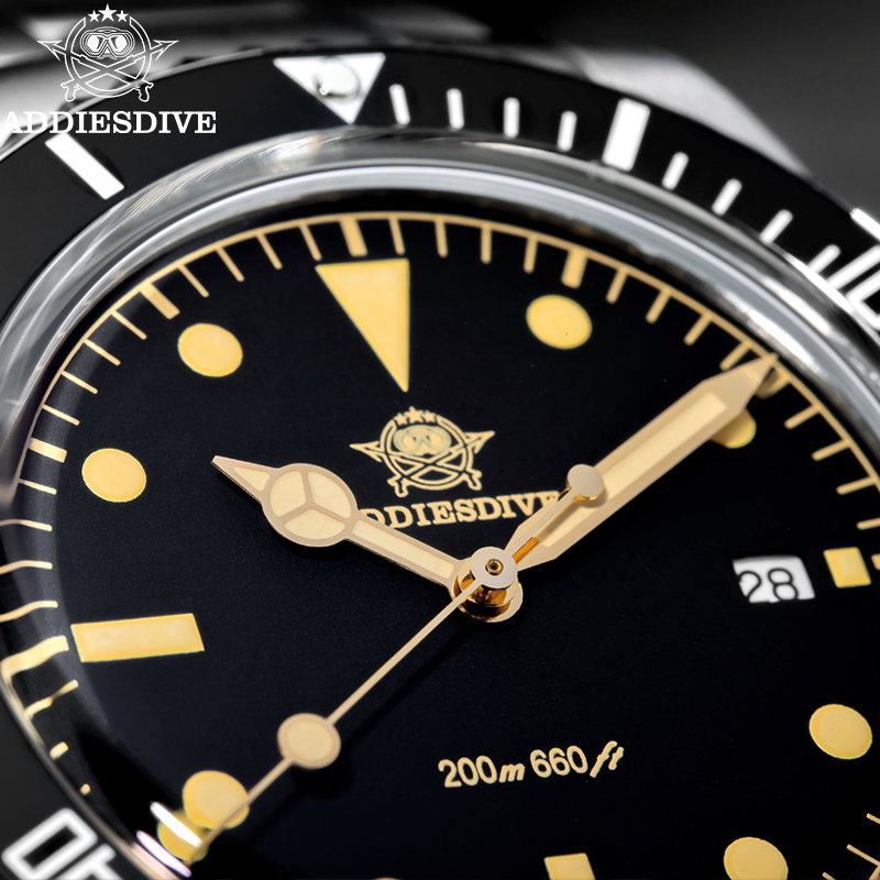 Diver Watch 300M - ADDIESDIVE Men's Luxury Watch Ceramic Bezel