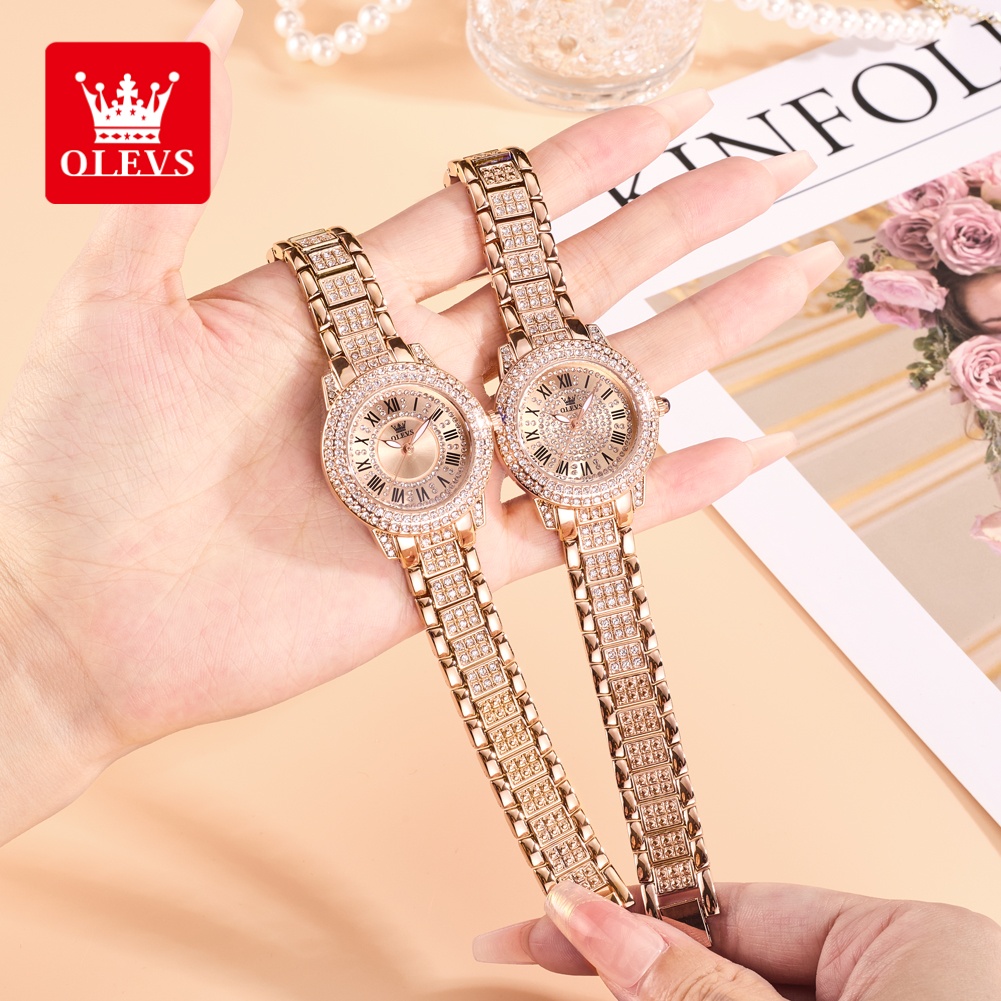 Luxury Watch & Jewellery - OLEVS Luxury Fashion ladies' watches Diamond