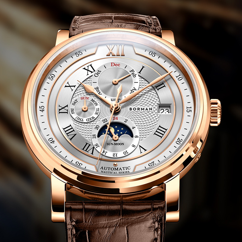 Luxury Watch On Sale - Luxury Brand Switzerland BORMAN Automatic Mechanical