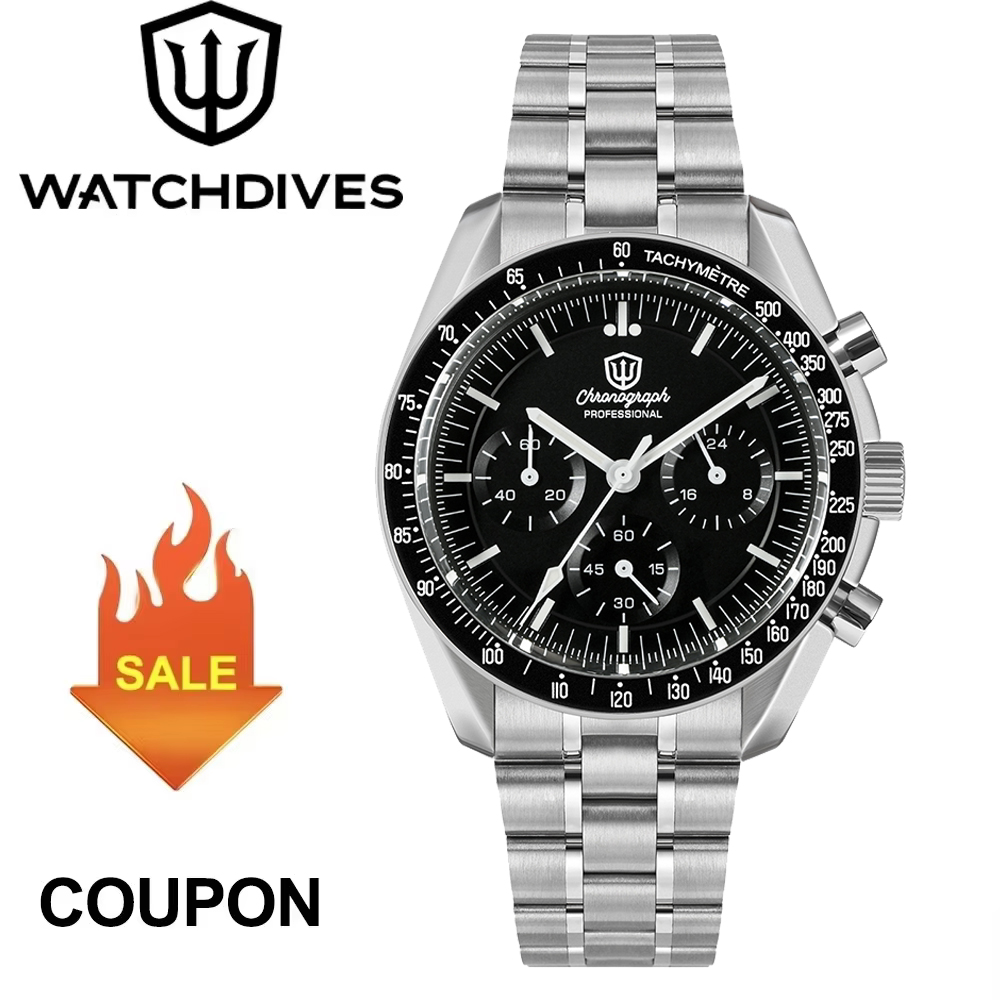 Diver Watch 300M - Watchdives WD1860 40mm Dive Watch VK63