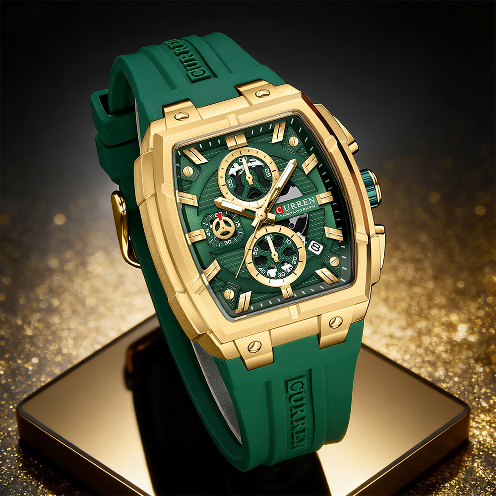 Luxury Watch With Bracelet - CURREN Luxury Vintage Watch for Men