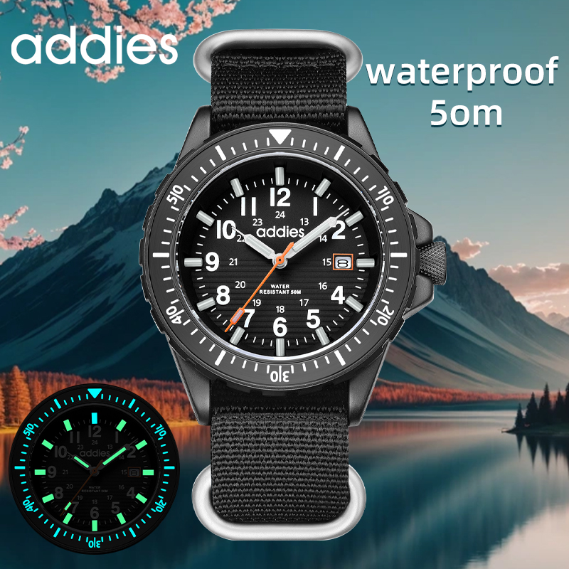 Diver Watch 300M - ADDIES 2026 New Men's Sports Quartz