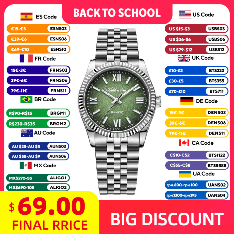 Luxury Watch With Bracelet - ADDIESDIVE Elegant Watch for Woman Luxury