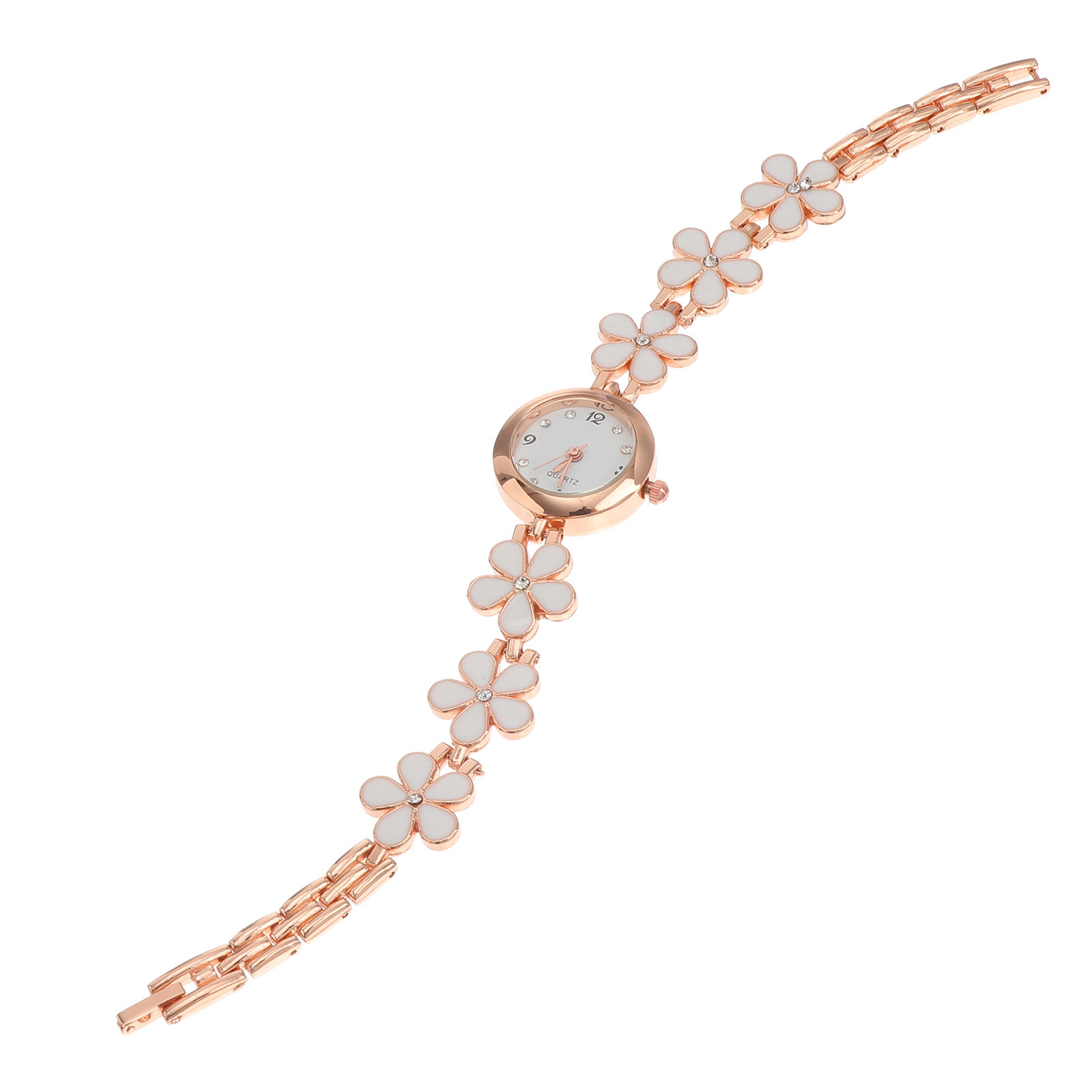 Luxury Watch With Bracelet - Exquisite Watch White Bracelet Waterproof Fine