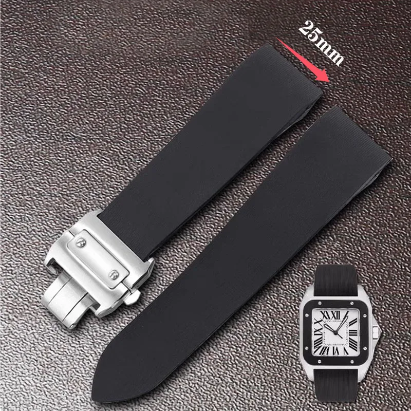 Luxury Watch Cartier - For Cartier Santos 100 W2020007 Waterproof