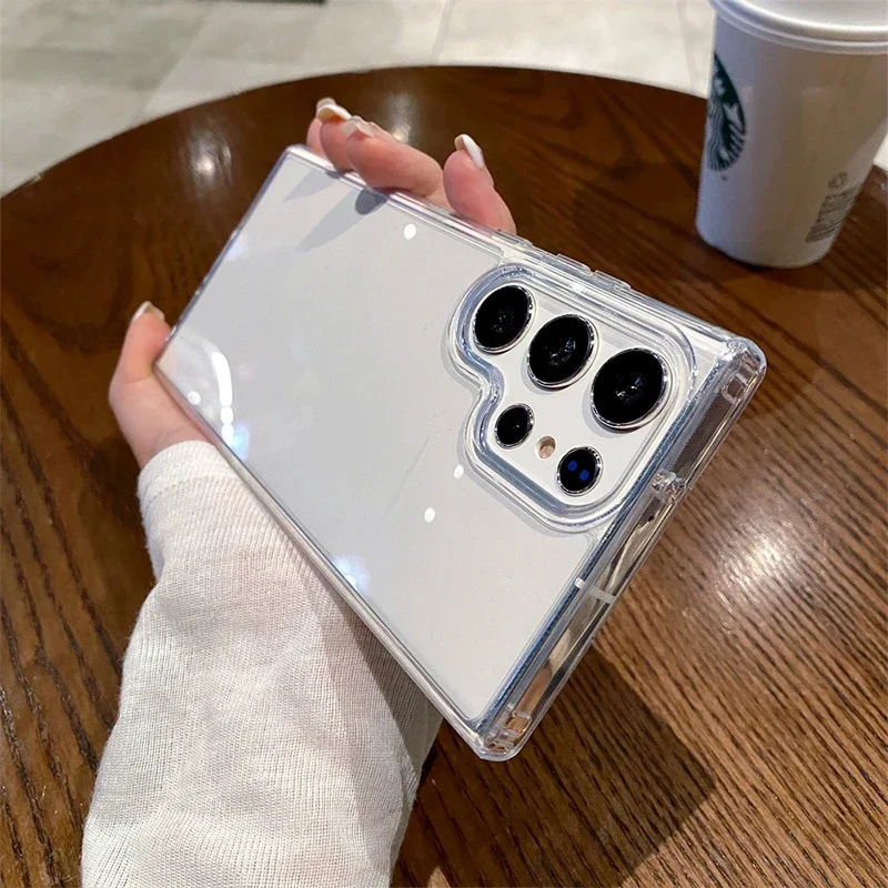 Luxury Watch Galaxy - Luxury Transparent Hard Acrylic Phone Case