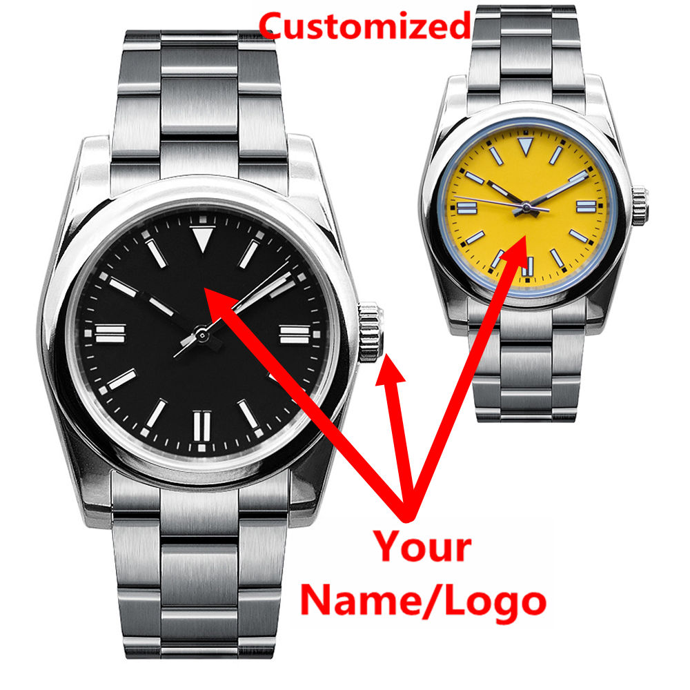 Luxury Watch Exchange - Custom Logo Mens Watch Sapphire Luxury