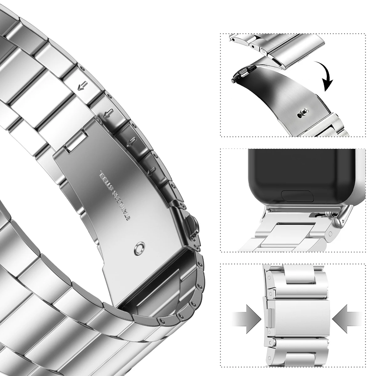 Stainless Steel Strap For Sams - огляд і ціна Luxury Watch Galaxy