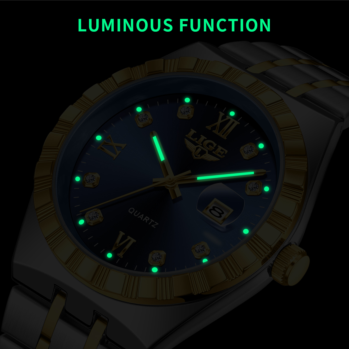 LIGE Top Brand Luxury Men Watc - огляд і ціна Luxury Watch Business