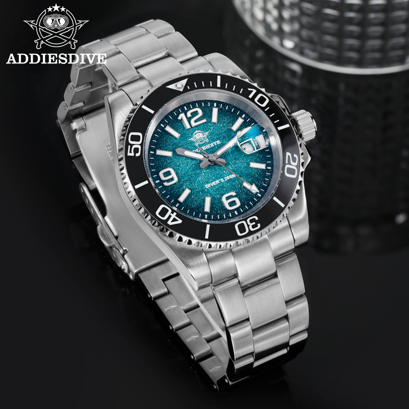 ADDIESDIVE 41mm Men's Diving W - огляд і ціна Diver Watch 300M
