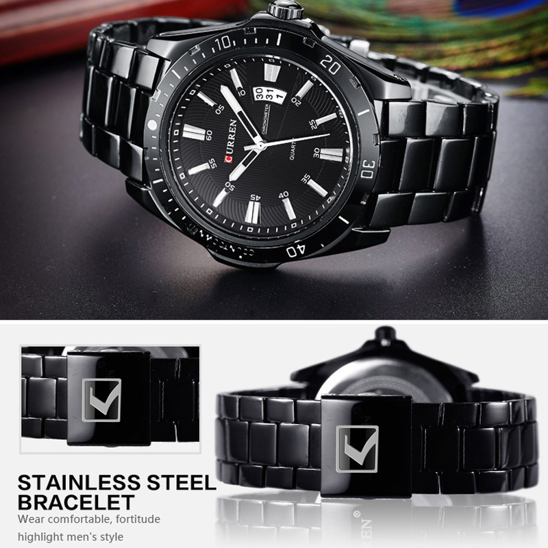 CURREN Sport Original Men Cloc - огляд і ціна Luxury Watch Cartier
