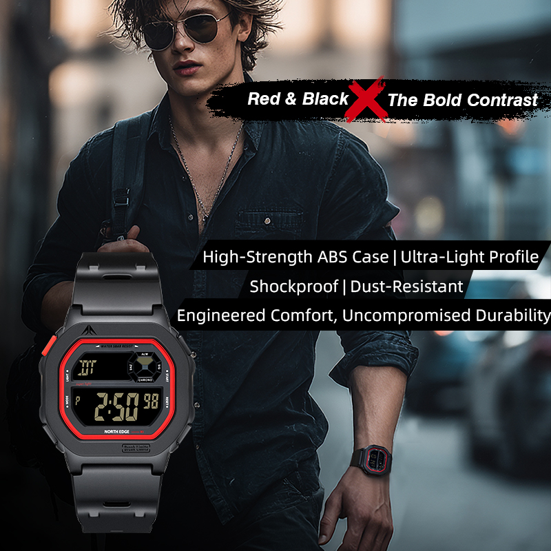 NORTH EDGE X1 Square Screen Di - огляд і ціна Diver Watch 300M