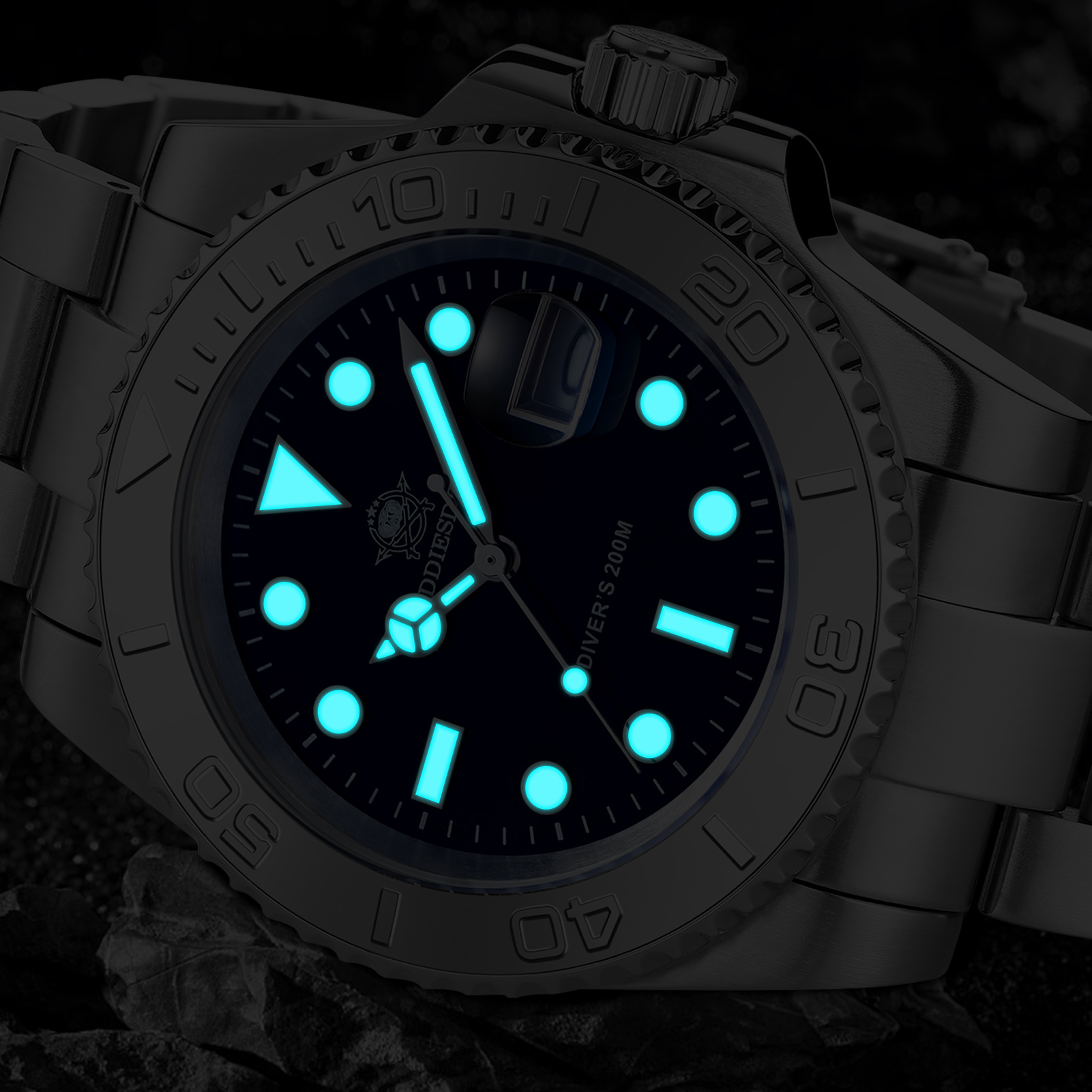ADDIESIDVE Men's Stainless Ste - огляд і ціна Diver Watch 300M
