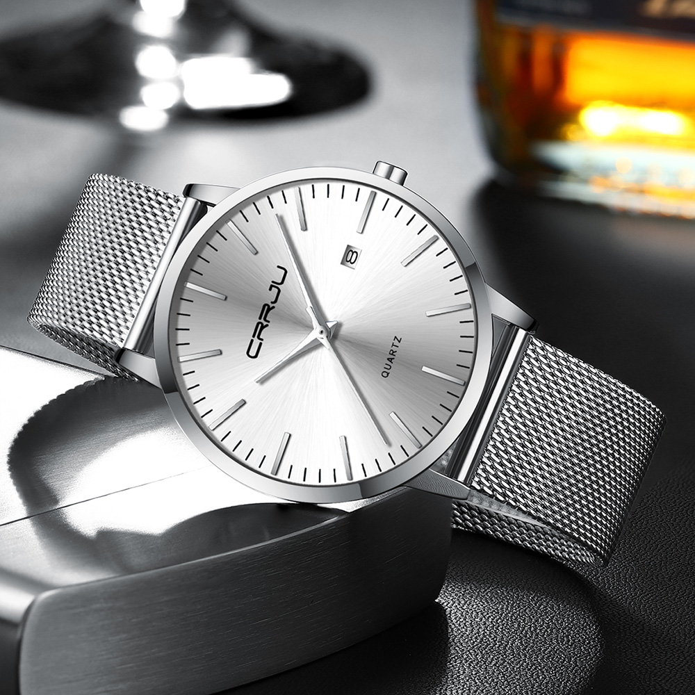 CRRJU New Fashion Mens Watches - огляд і ціна Luxury Watch On Sale