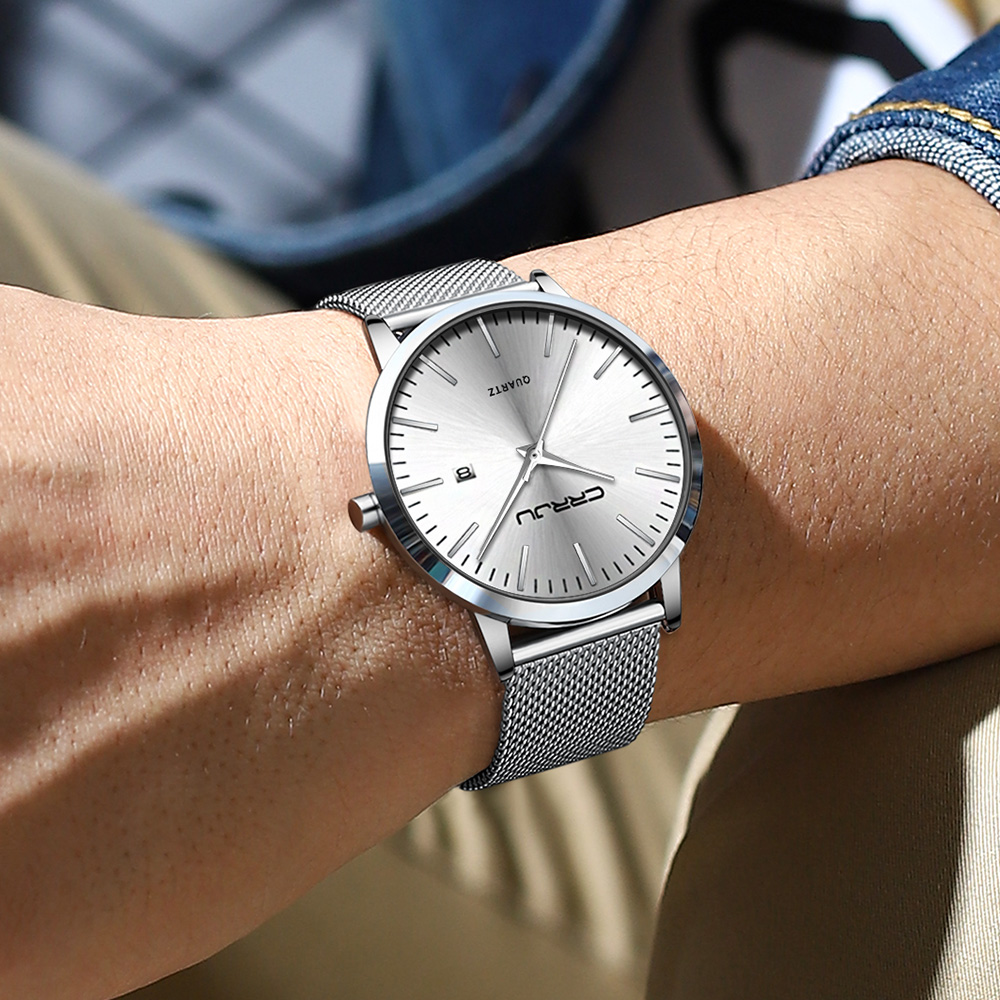 CRRJU New Fashion Mens Watches - огляд і ціна Luxury Watch On Sale