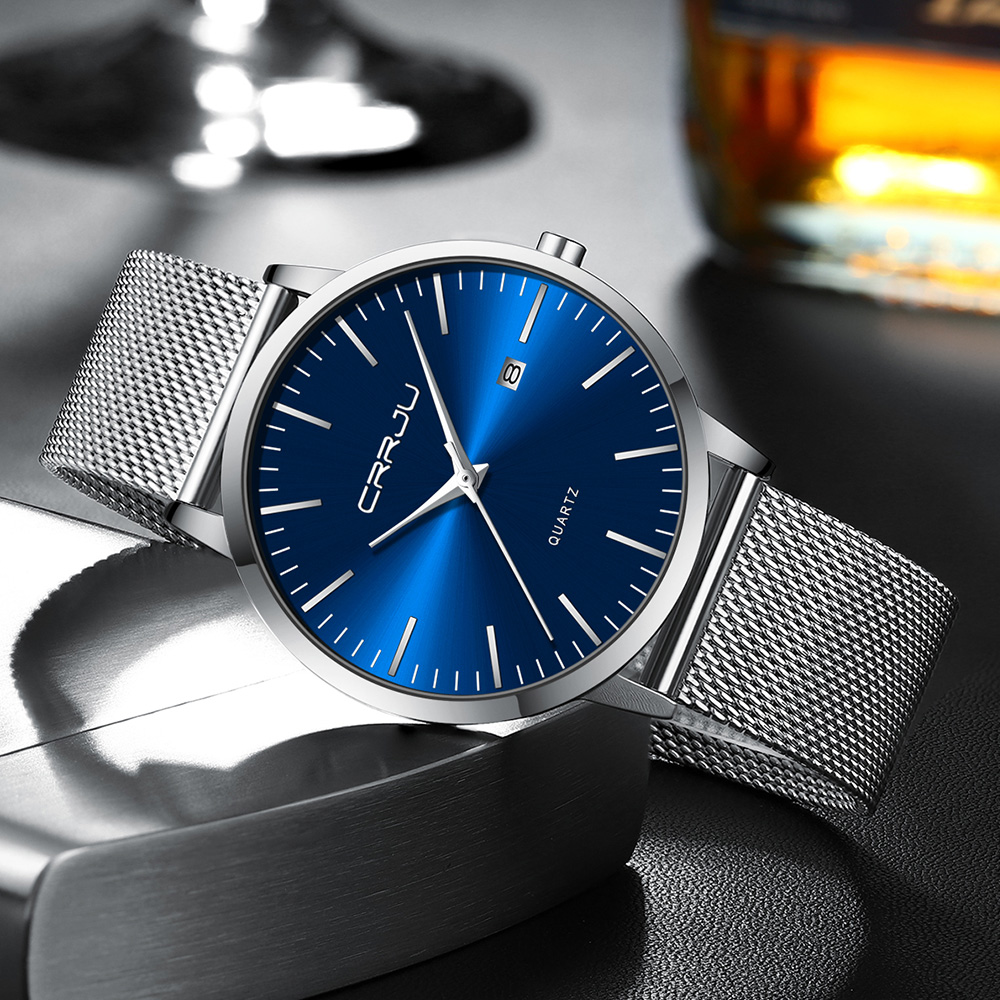 CRRJU New Fashion Mens Watches - огляд і ціна Luxury Watch On Sale
