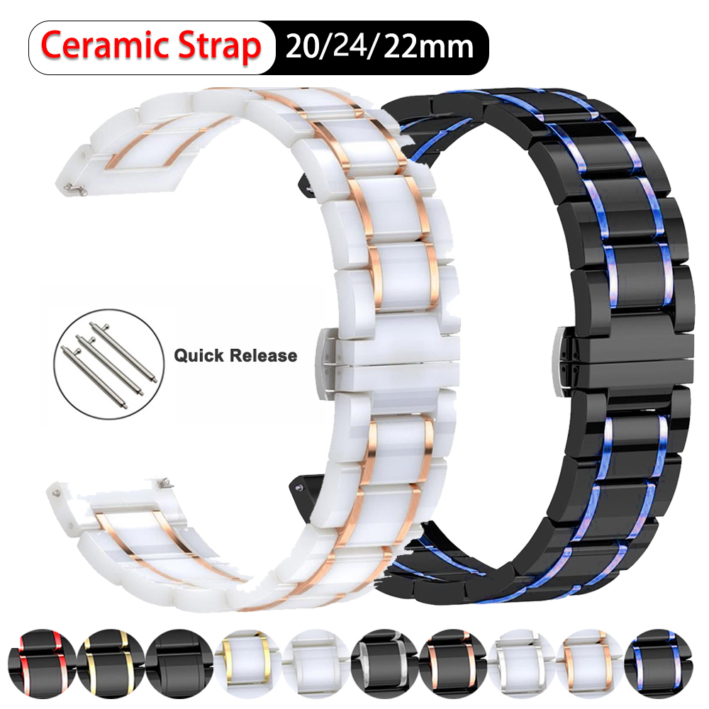 20mm 22mm 24mm Ceramic band Fo - огляд і ціна Luxury Watch Galaxy
