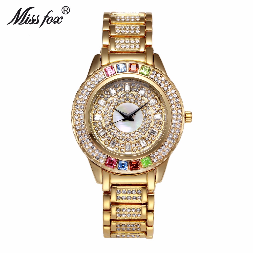 MISSFOX Ladies Gold Party Watc - огляд і ціна Luxury Watch In China