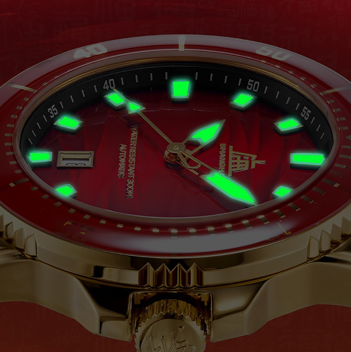 Shanghai Watch Men's Diver Wat - огляд і ціна Diver Watch 300M