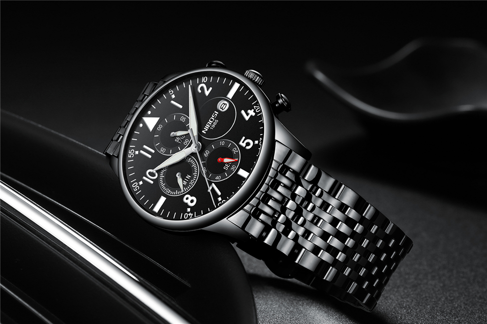 NIBOSI Fashion Mens Watches To - огляд і ціна Luxury Watch Business