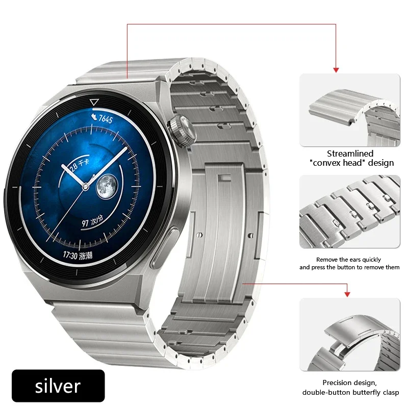 22mm Quick Fit Titanium Metal  - огляд і ціна Luxury Watch Galaxy
