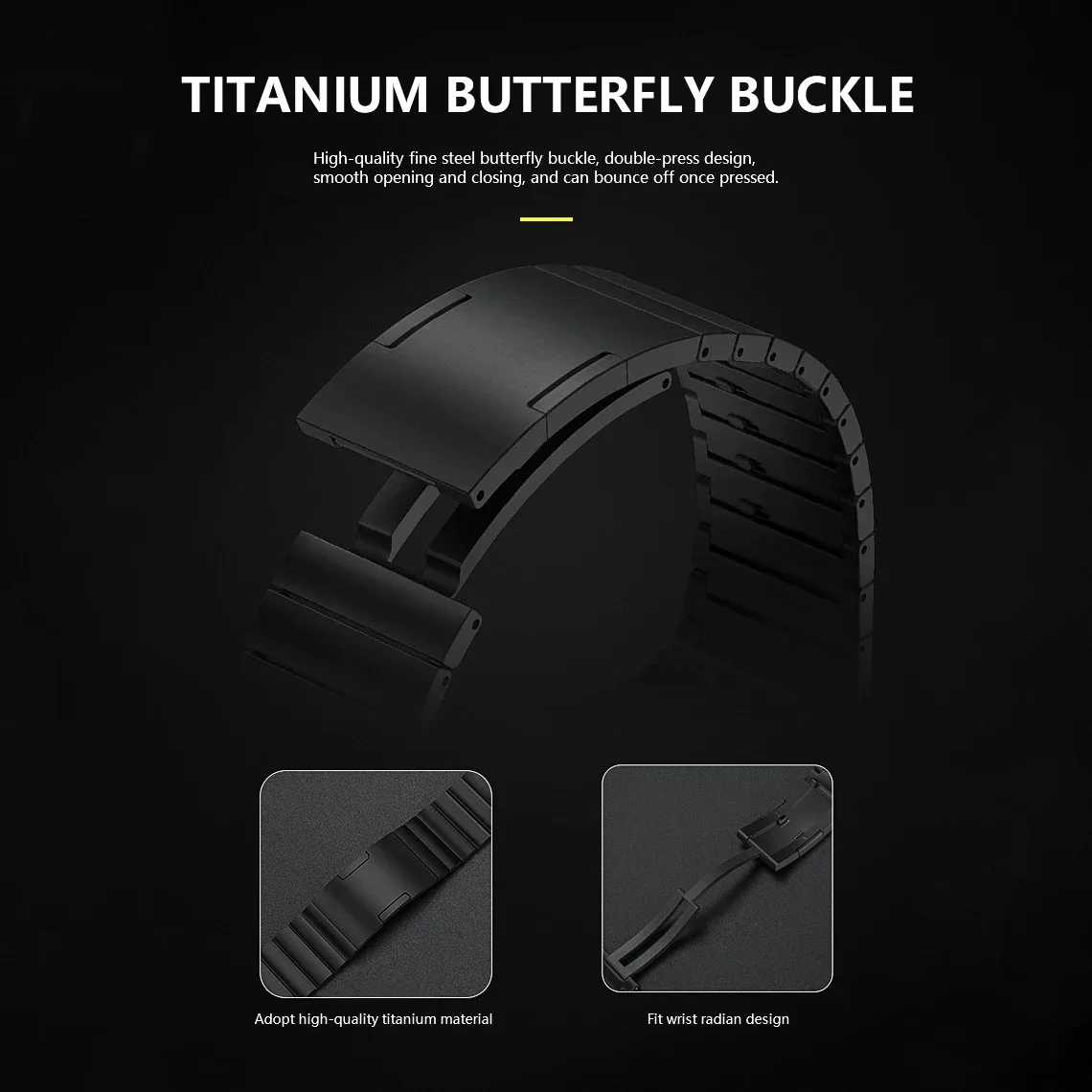 22mm Quick Fit Titanium Metal  - огляд і ціна Luxury Watch Galaxy
