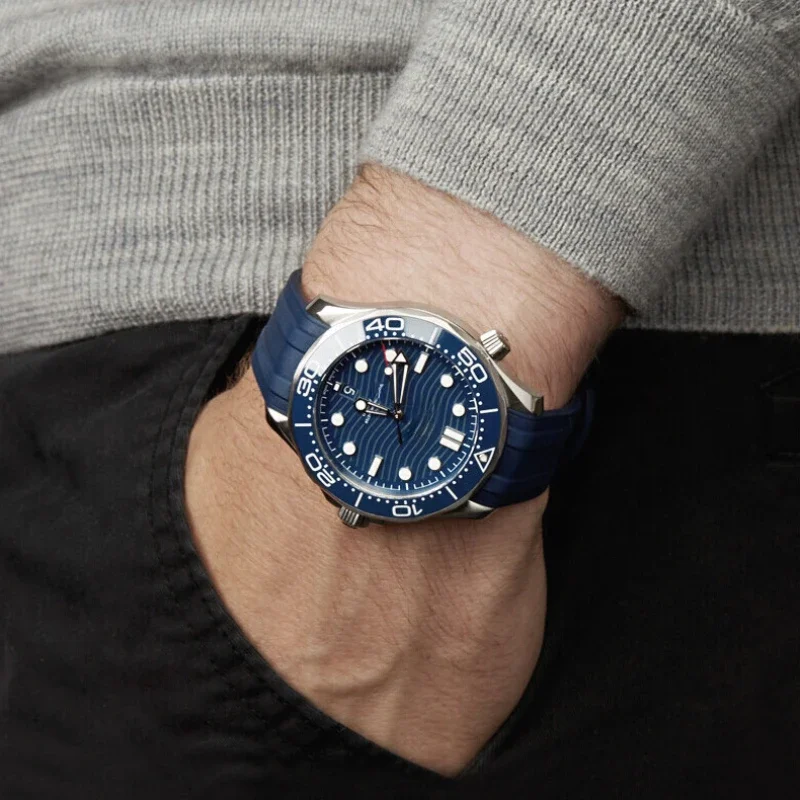 20mm Curved End Rubber Silicon - огляд і ціна Omega Watch Seamaster