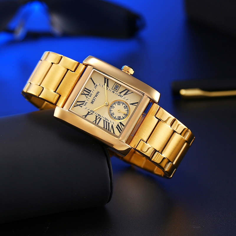 Luxury Men's Watch Men's Gold  - огляд і ціна Luxury Watch Cartier