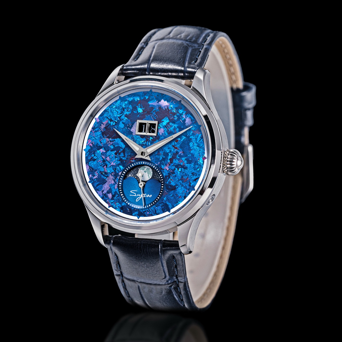 Sugess Watch of Men Moonphase  - огляд і ціна Luxury Watch On Sale