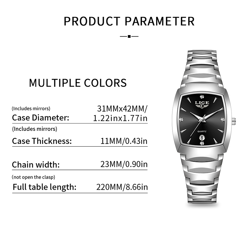 LIGE Watch women Business Luxu - огляд і ціна Luxury Watch With Bracelet