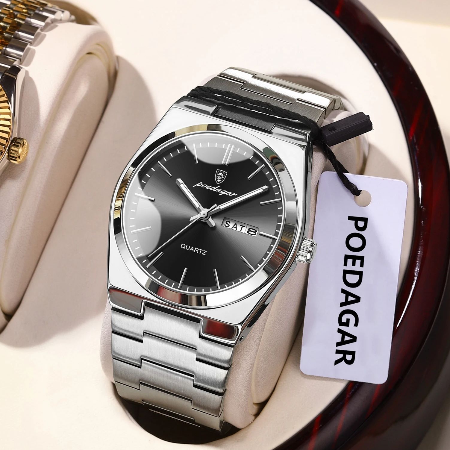 POEDAGAR Luxury Men's Quartz W - огляд і ціна Luxury Watch Cartier