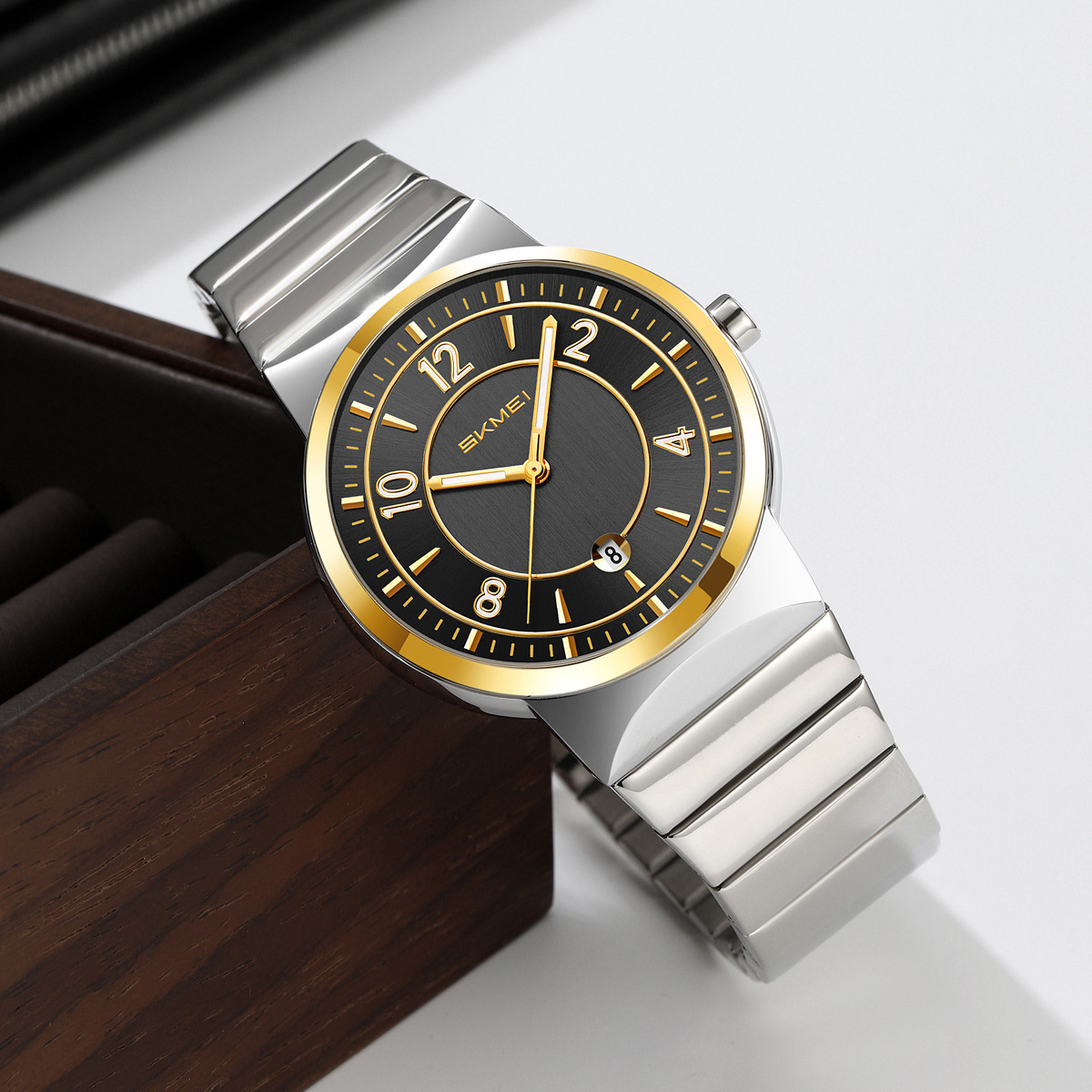 9401 Luxury Mens Steel Band Wa - огляд і ціна Luxury Watch Business