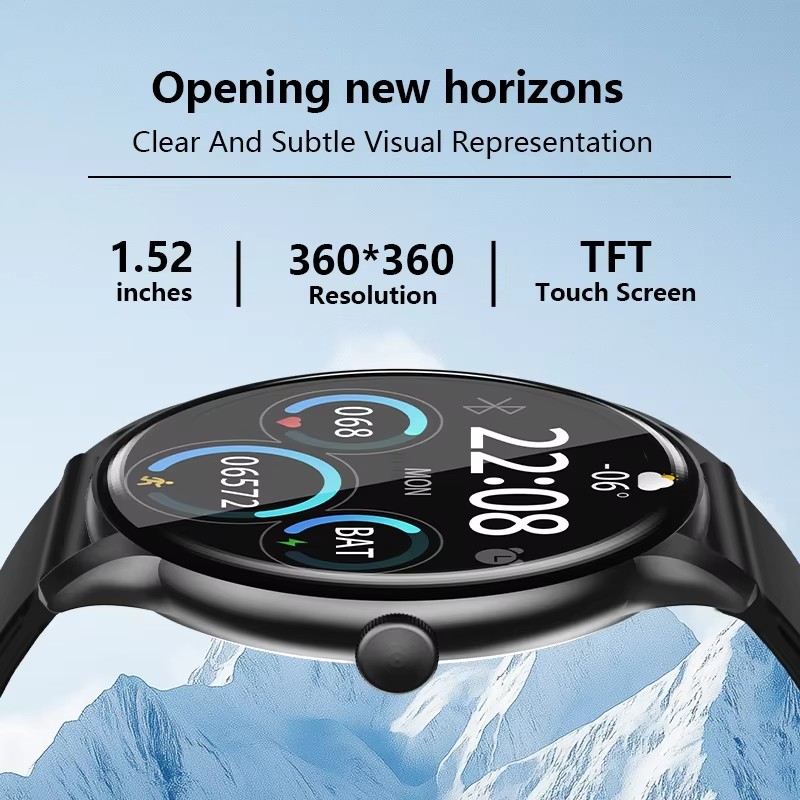 2025 New Smart Watch Heart Rat - огляд і ціна Gmt Dual Timezone Watch