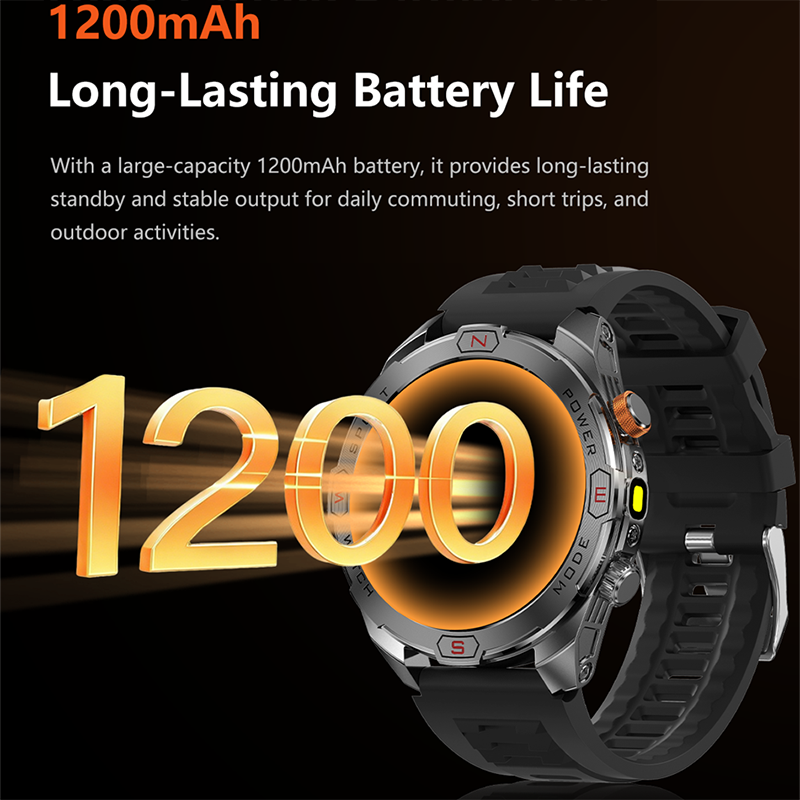 2026 New Rugged Power Smart Wa - огляд і ціна Gmt Dual Timezone Watch