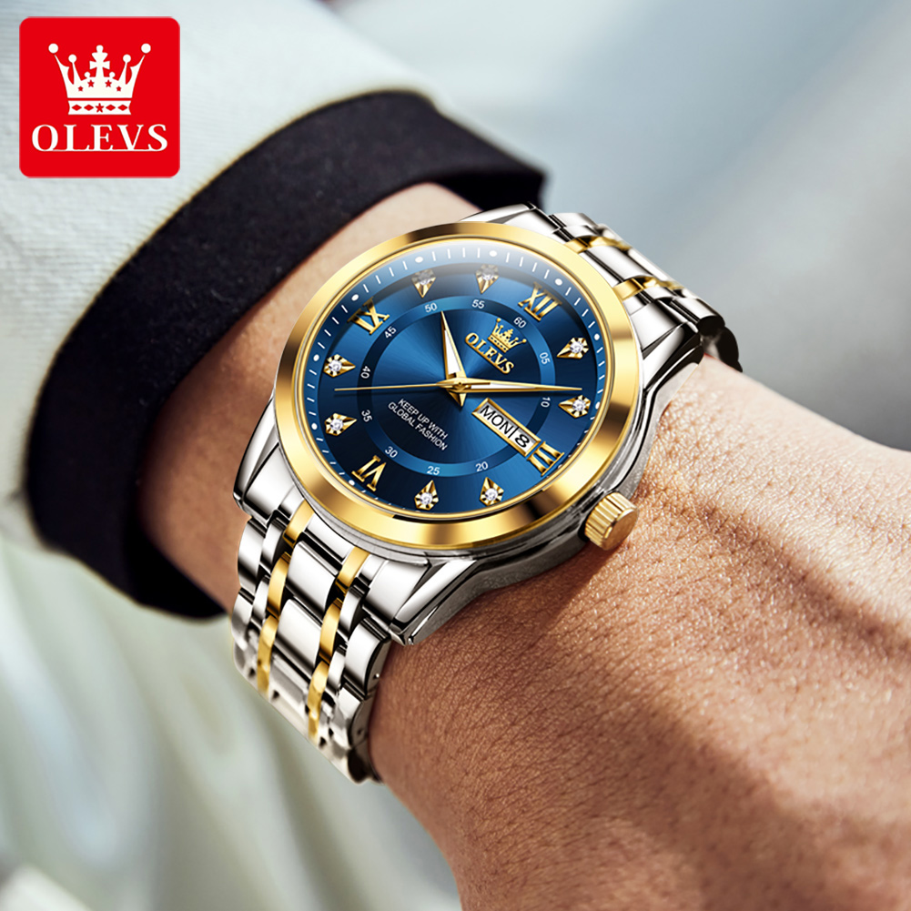 OLEVS Brand Fashion men's watc - огляд і ціна Luxury Watch Business