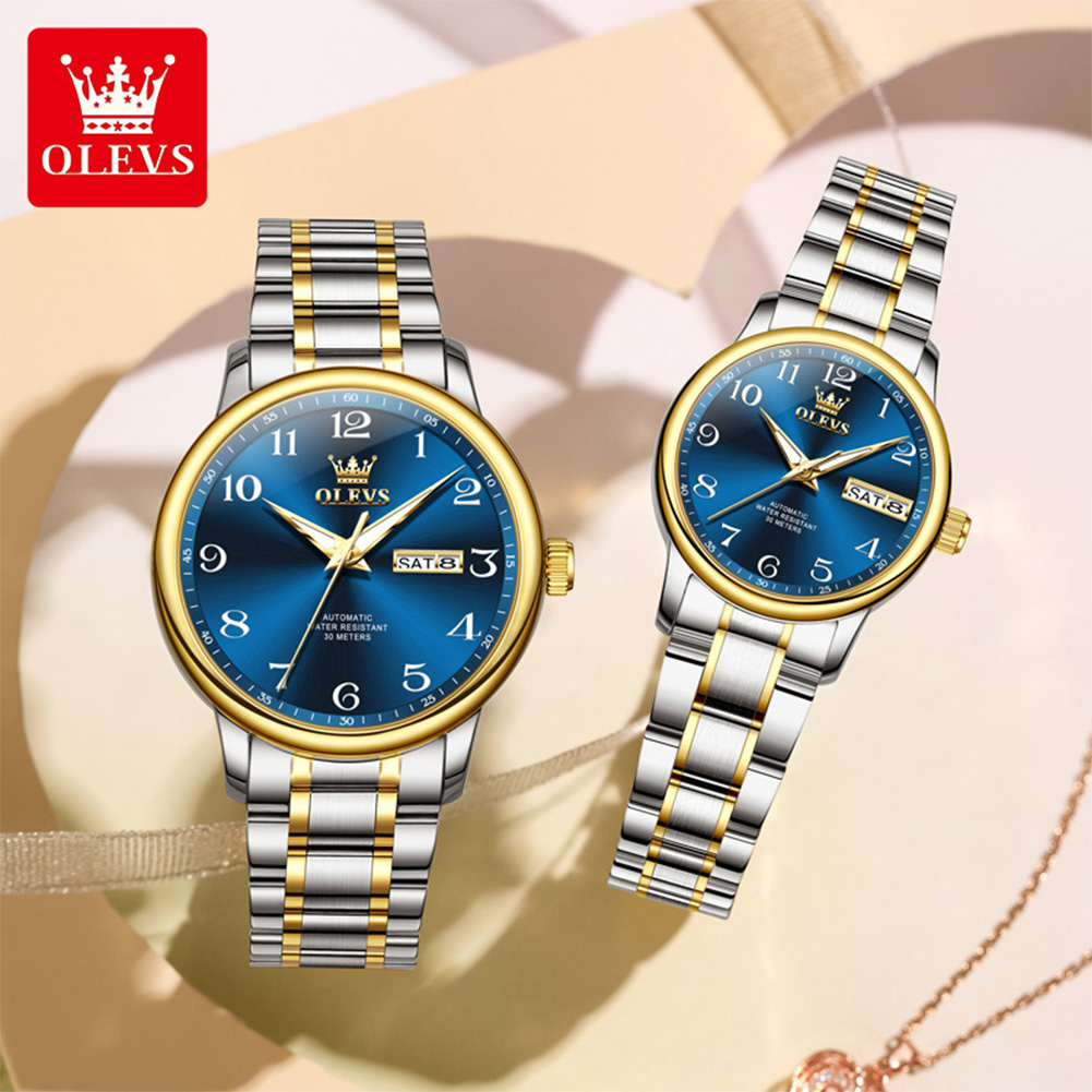 OLEVS Original Couple Watch 2  - огляд і ціна Luxury Watch With Arabic Numerals