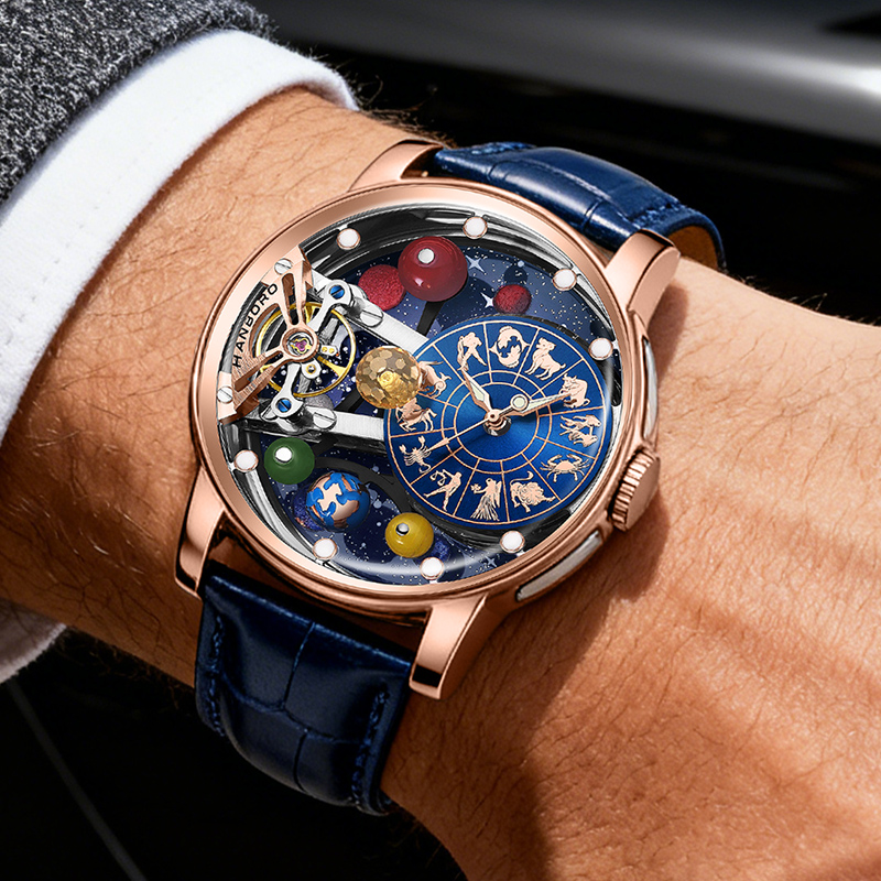 Starry Sky Watch Men's Skeleto - огляд і ціна Luxury Watch On Sale