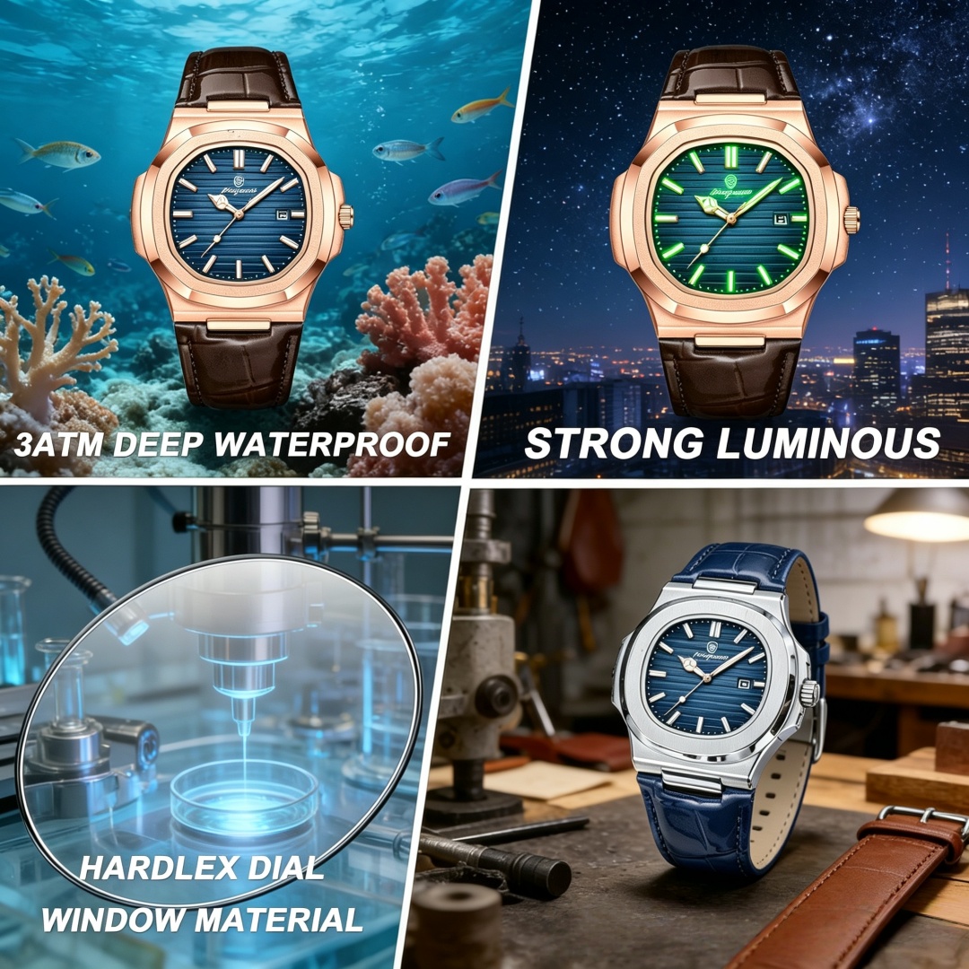 PAAZOMU Top Luxury Square Man  - огляд і ціна Luxury Watch Nice
