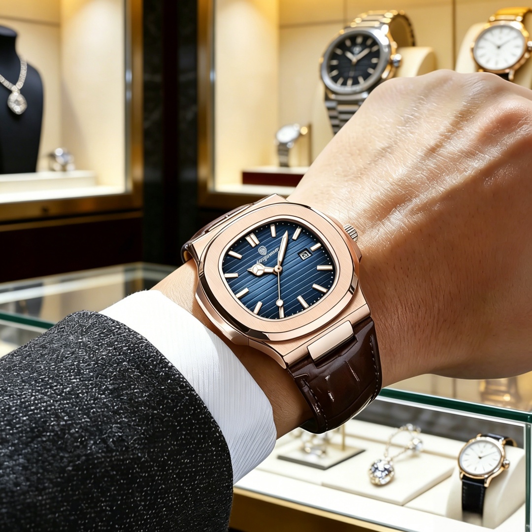 PAAZOMU Top Luxury Square Man  - огляд і ціна Luxury Watch Nice