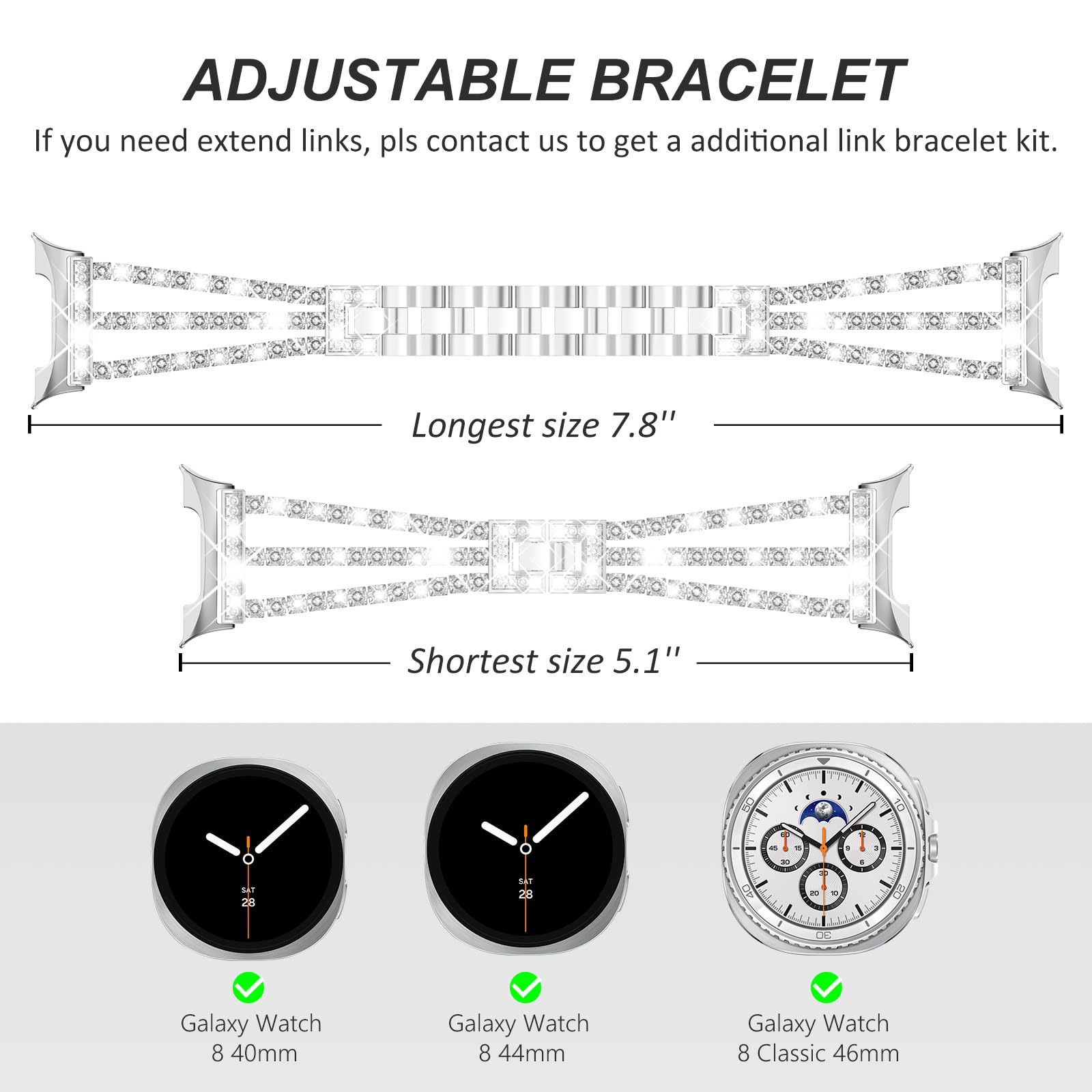 Diamond Strap For Samsung Gala - огляд і ціна Luxury Watch Galaxy