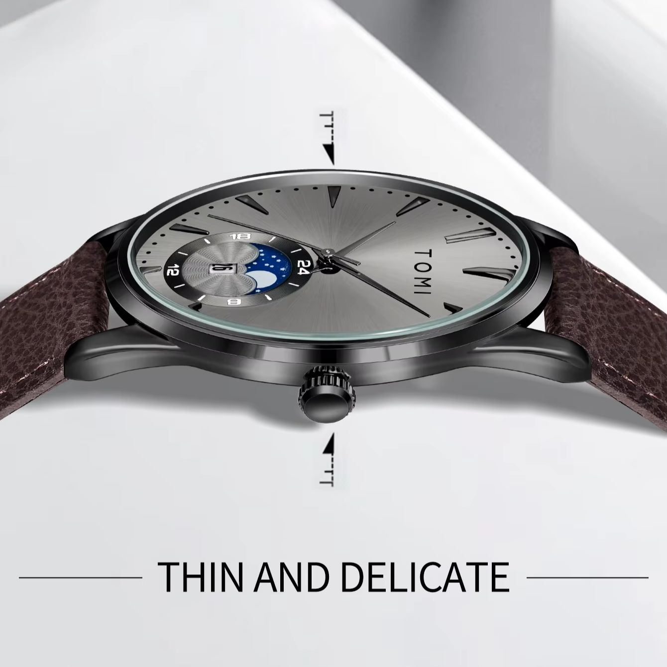 TOMI 2Pcs Men's Watch Gift Set - огляд і ціна Luxury Watch Business