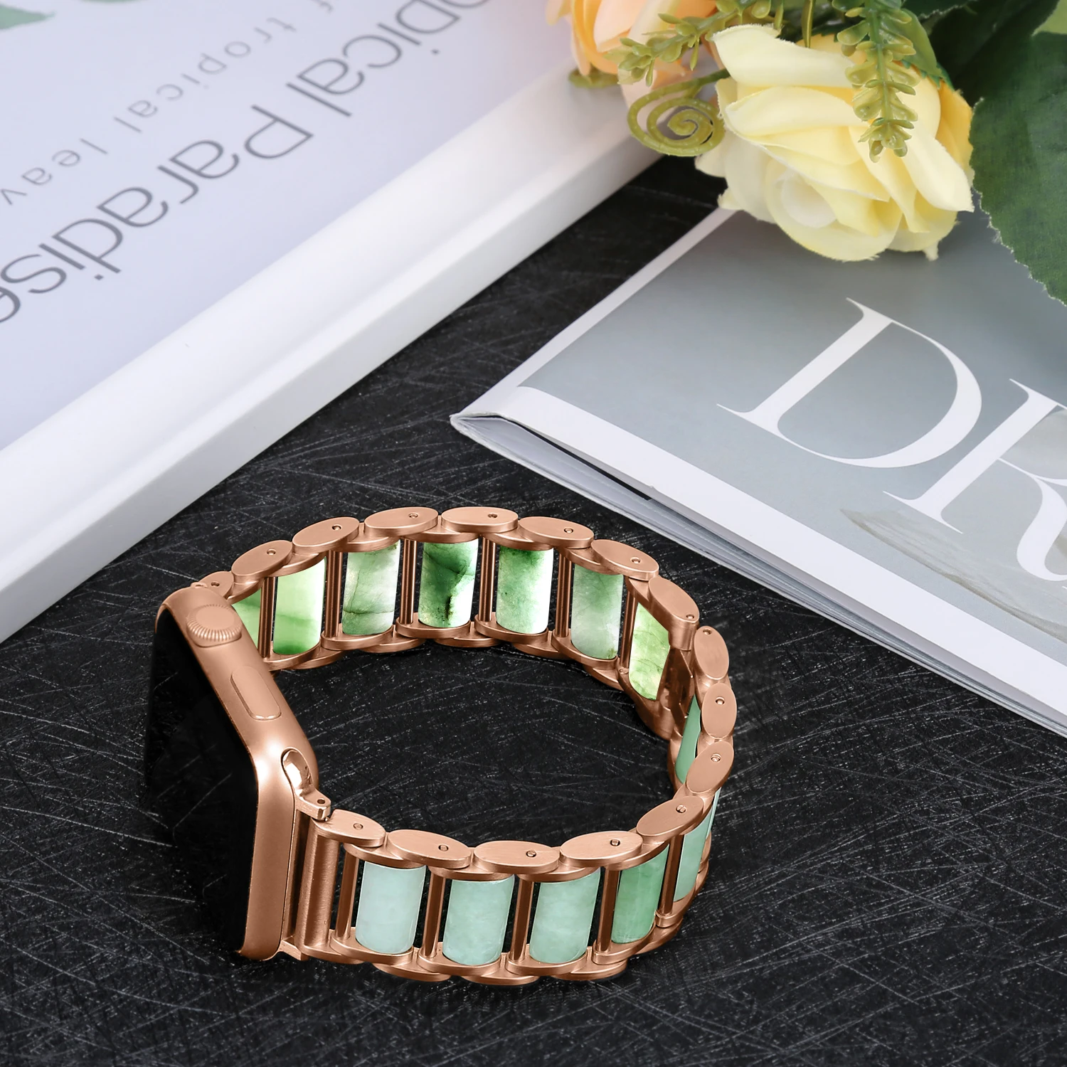 Emerald Jewellery+Metal Strap  - огляд і ціна Luxury Watch E Jewellery