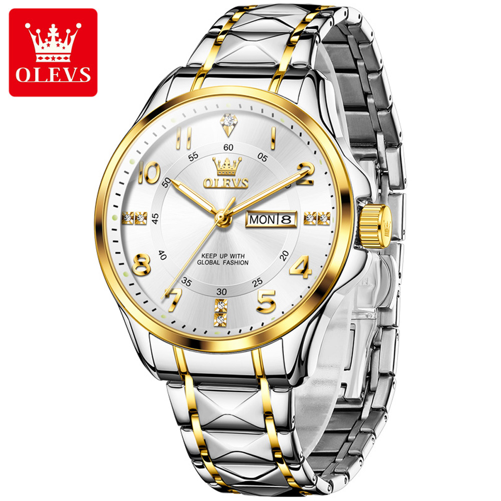 OLEVS Brand original wristwatc - огляд і ціна Luxury Watch With Arabic Numerals