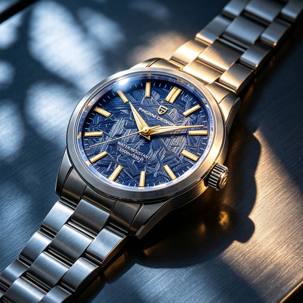 PAGANI DESIGN 40MM Men Quartz  - огляд і ціна Luxury Watch With Bracelet
