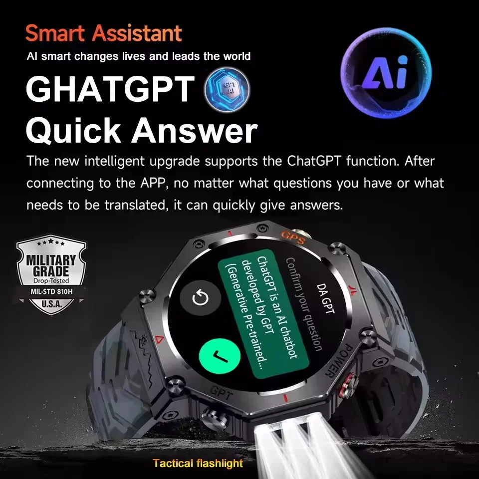 2026 New GPS Smart Watch Built - огляд і ціна Gmt Dual Timezone Watch