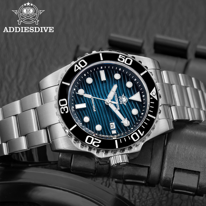 ADDIESDIVE Men's 2115 Quartz W - огляд і ціна Luxury Watch With Bracelet