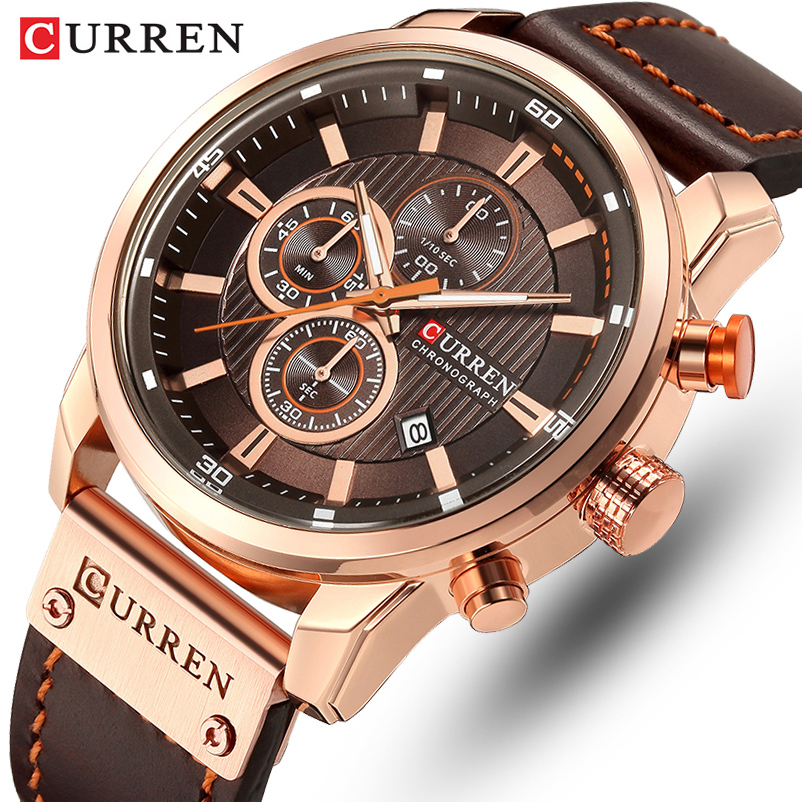 CURREN Brand Watch Men Leather - огляд і ціна Luxury Watch Cartier