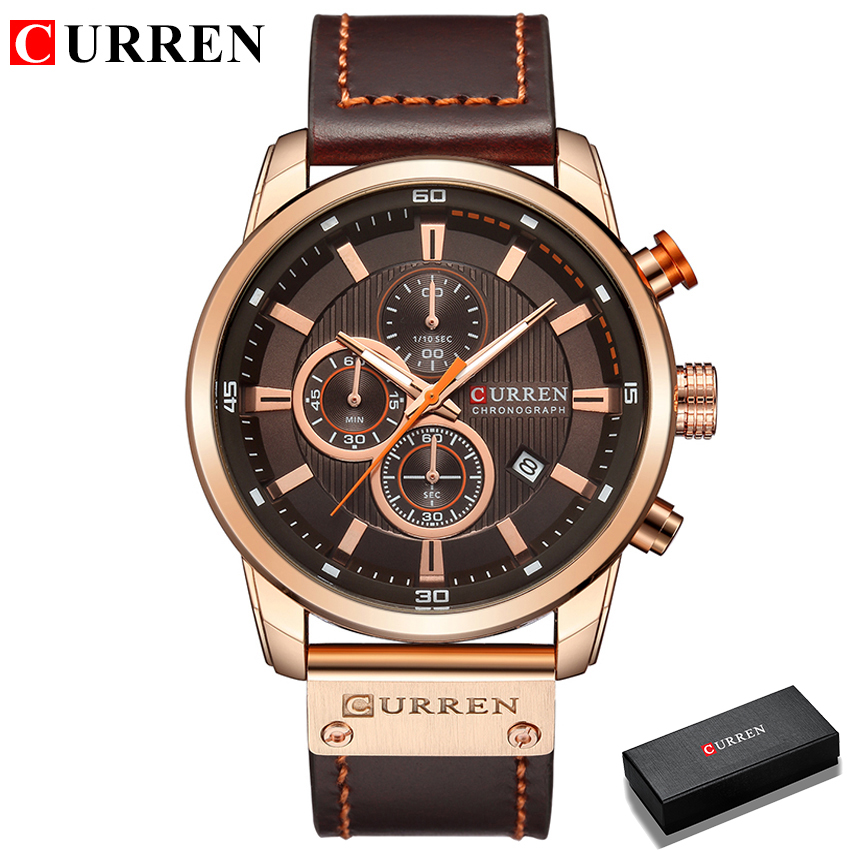CURREN Brand Watch Men Leather - огляд і ціна Luxury Watch Cartier